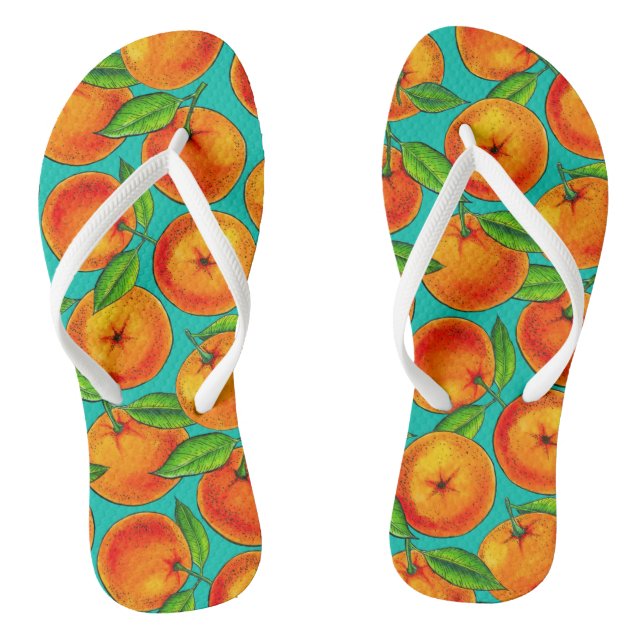Oranges Thongs (Footbed)