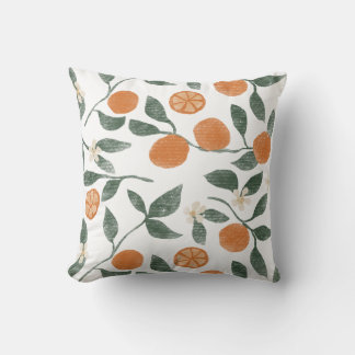 Oranges Throw Pillow