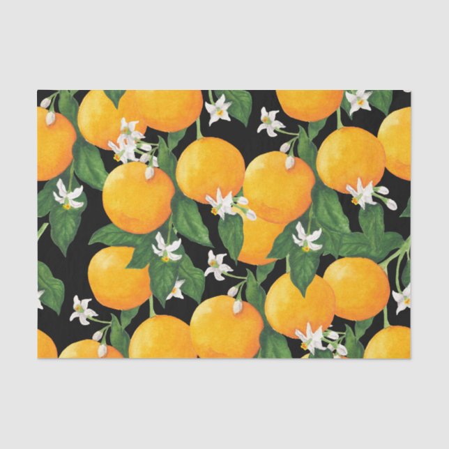 Oranges Tissue Paper (Front)