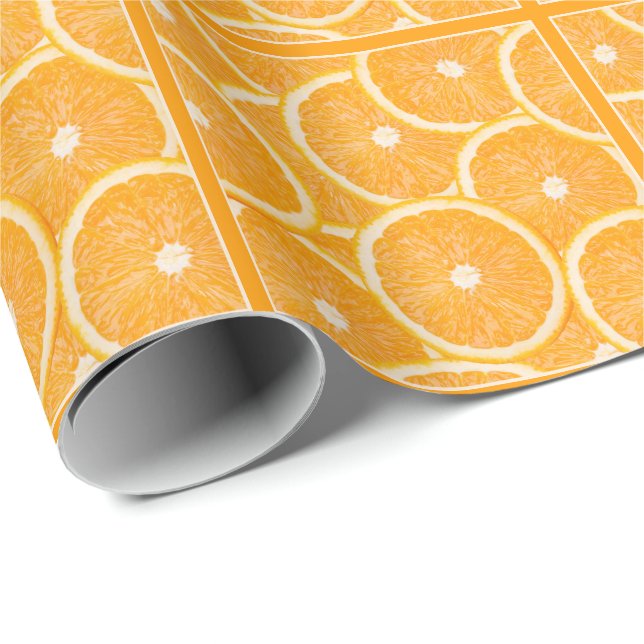 Oranges wrapping paper (Roll Corner)