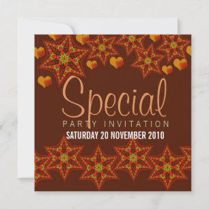 Orangey Goodness Party Special Invitation