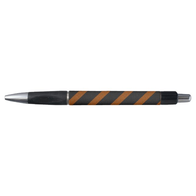 Orangle & Black Stripes Glitter (Front)