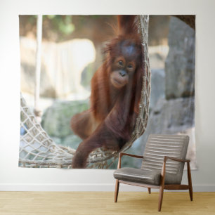 OrangUtan 001 Tapestry