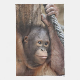 OrangUtan 002 Tea Towel