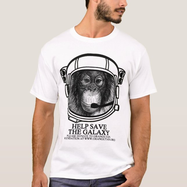 Orangutan Astronaut Shirt (Front)