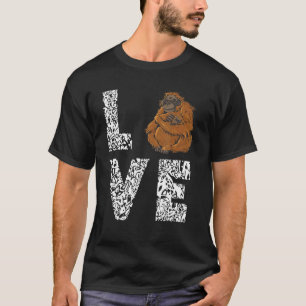 Orangutan Baby Apes Native Animal Love Leopard Mon T-Shirt