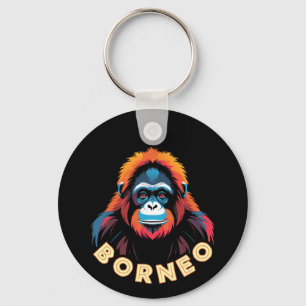 Orangutan Borneo Key Ring