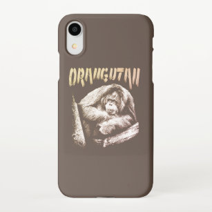 Orangutan Chilling Out. Cool Orangutan. iPhone Case