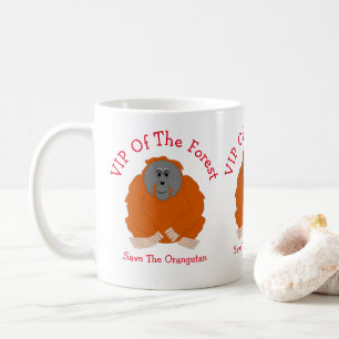 Orangutan Design Personalised Coffee Mug