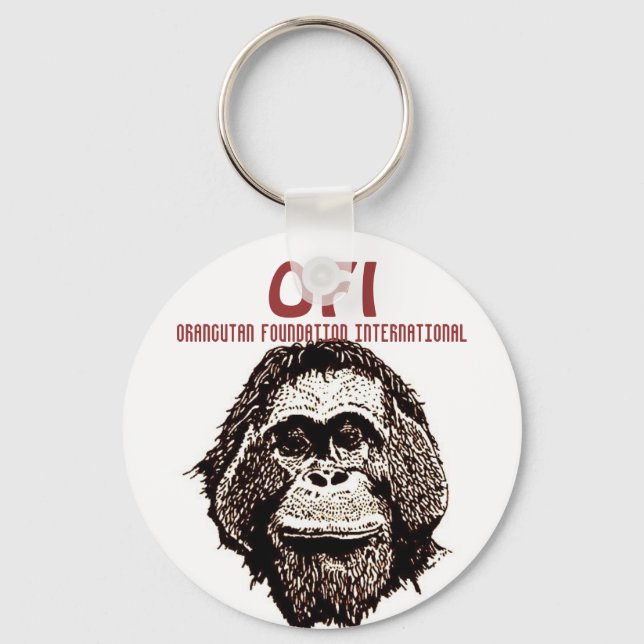 Orangutan Foundation International Key Ring (Front)