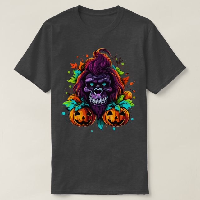 Orangutan Halloween T-Shirt (Design Front)