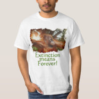 Orangutan & Jungle Wildlife Extinction T-Shirt