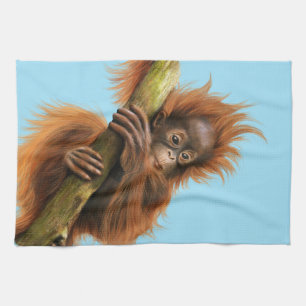 Orangutan Kitchen Towel 16" x 24"