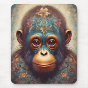Orangutan no 2 mouse pad