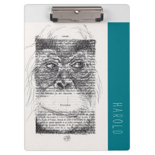 Orangutan Original Monkey Year Custom Clipboard