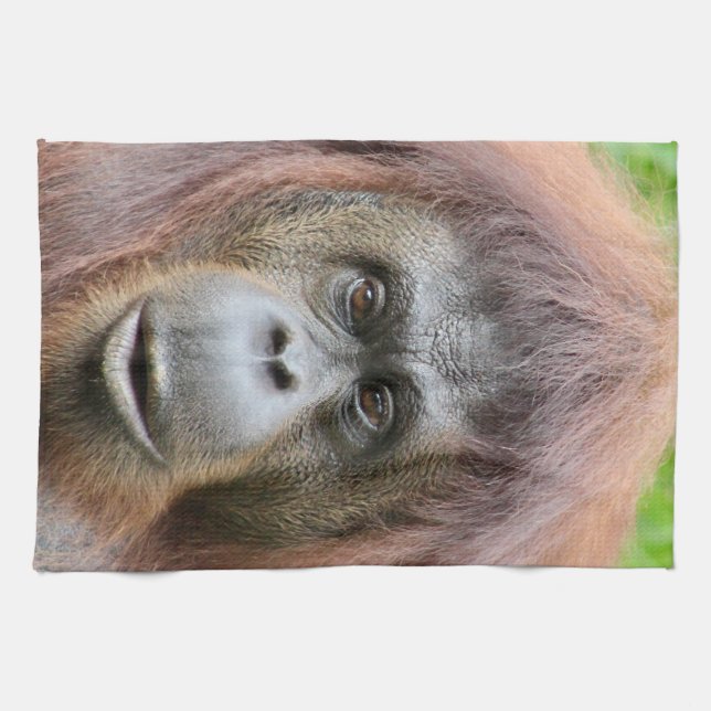 Orangutan Tea Towel (Horizontal)