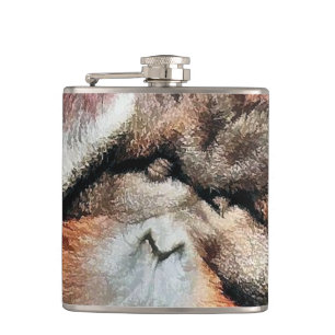 ORANGUTANS HIP FLASK