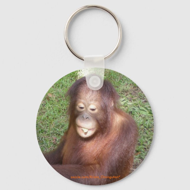 Orangutans Rescue Key Ring (Front)