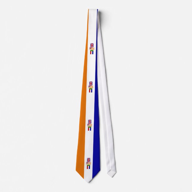 Oranje-Blanje-Blou Das Tie (Front)