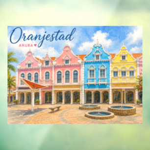 Oranjestad Aruba Caribbean Island Travel Souvenir