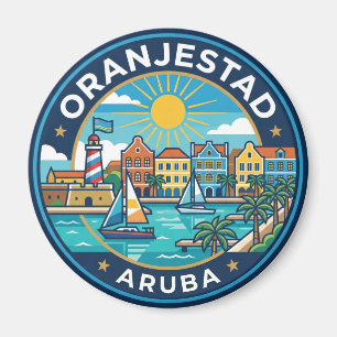 Oranjestad Aruba Magnet