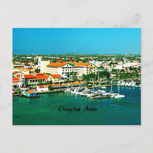 Oranjestad Aruba Postcard (Front)