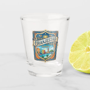 Oranjestad Aruba Shot Glass