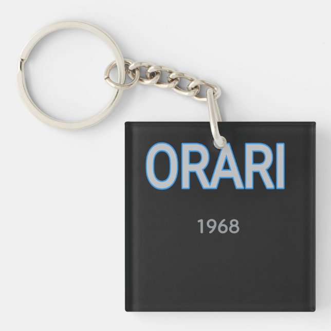 ORARI name Key Ring (Front)