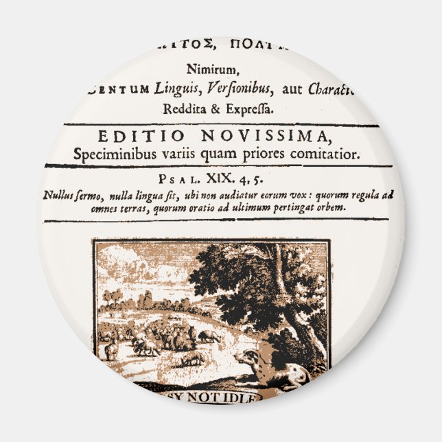 Oratio Dominica Magnet (Front)