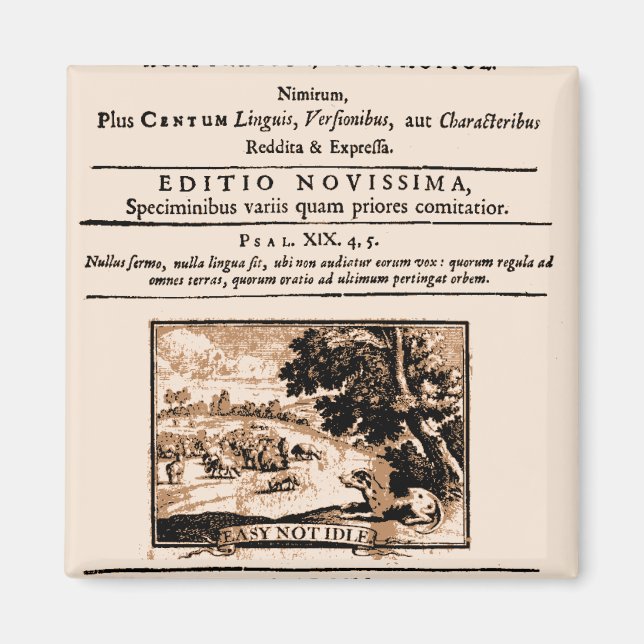Oratio Dominica Magnet (Front)