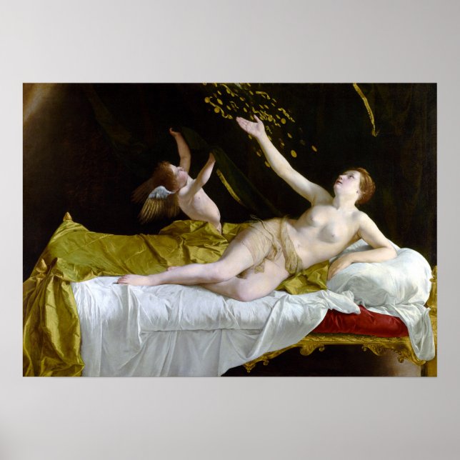 Orazio Gentileschi Danaë and the Shower of Gold Poster (Front)
