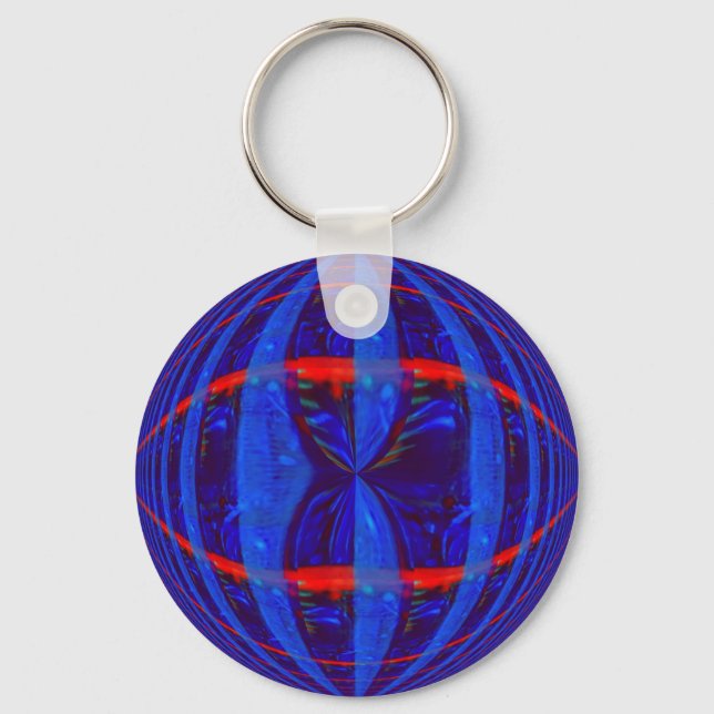 Orb Dark Blue keychain (Front)