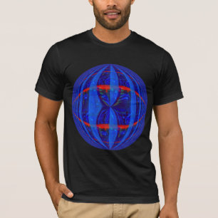Orb Dark Blue Round American apparel t-shirt
