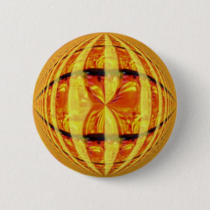 Orb Gold button round
