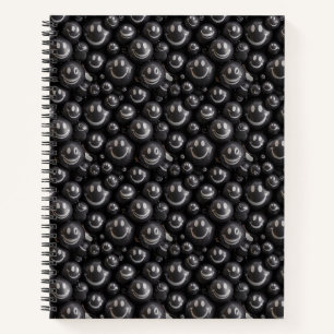 "Orb Odyssey: Chuckling Charcoal Chaos" Notebook