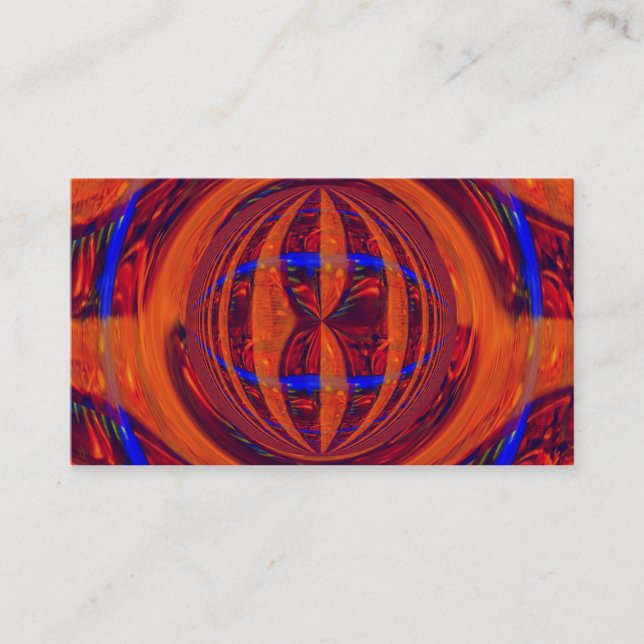 Orb Red business card (Front)