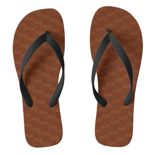 Orb Weaver Brown, Thongs (Footbed)