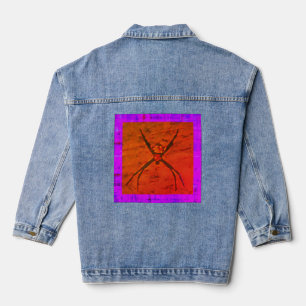 Orb Weaver/Cry Here Purple, Denim Jacket