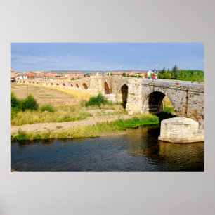 Orbigo Bridge Poster