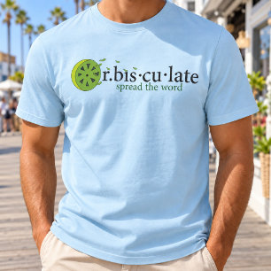 Orbisculate Spread the Word Funny Wordplay The T-Shirt