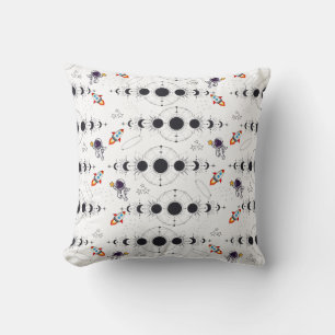 Orbit Buddies: Astronaut, Rocket & phases of the M Cushion