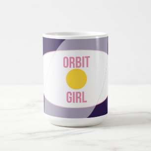 Orbit Girl — 90s Maximalist Mug   Retro Bedrm 