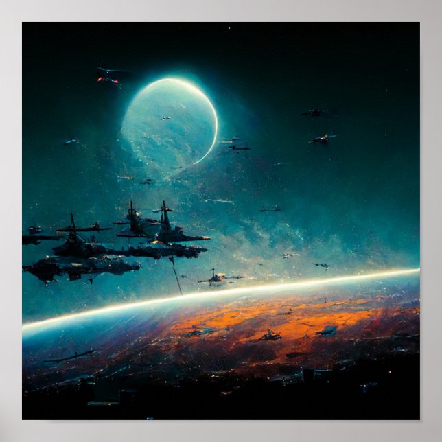 Orbital Battleships Poster (Front)