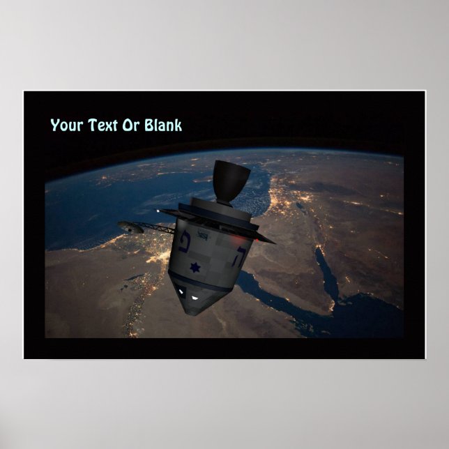 Orbital Dreidel Poster (Front)