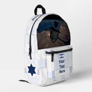 Orbital Dreidel Printed Backpack
