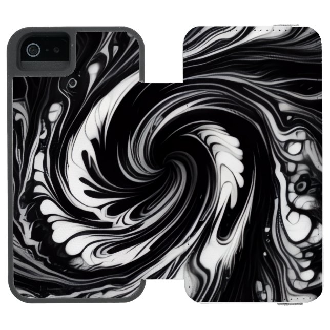 Orbiting Vortex  Incipio iPhone Wallet Case (Folio Open)