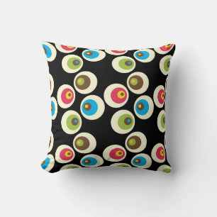 Orbs on Black MOJO Pillow