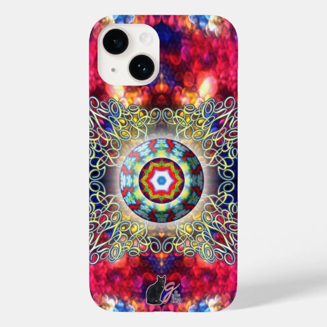 Orbz Kaleid Case-Mate iPhone Case (Back)