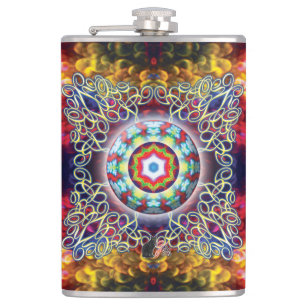 Orbz Kaleid Hip Flask