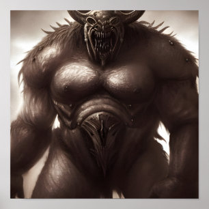 Orc Brute Poster